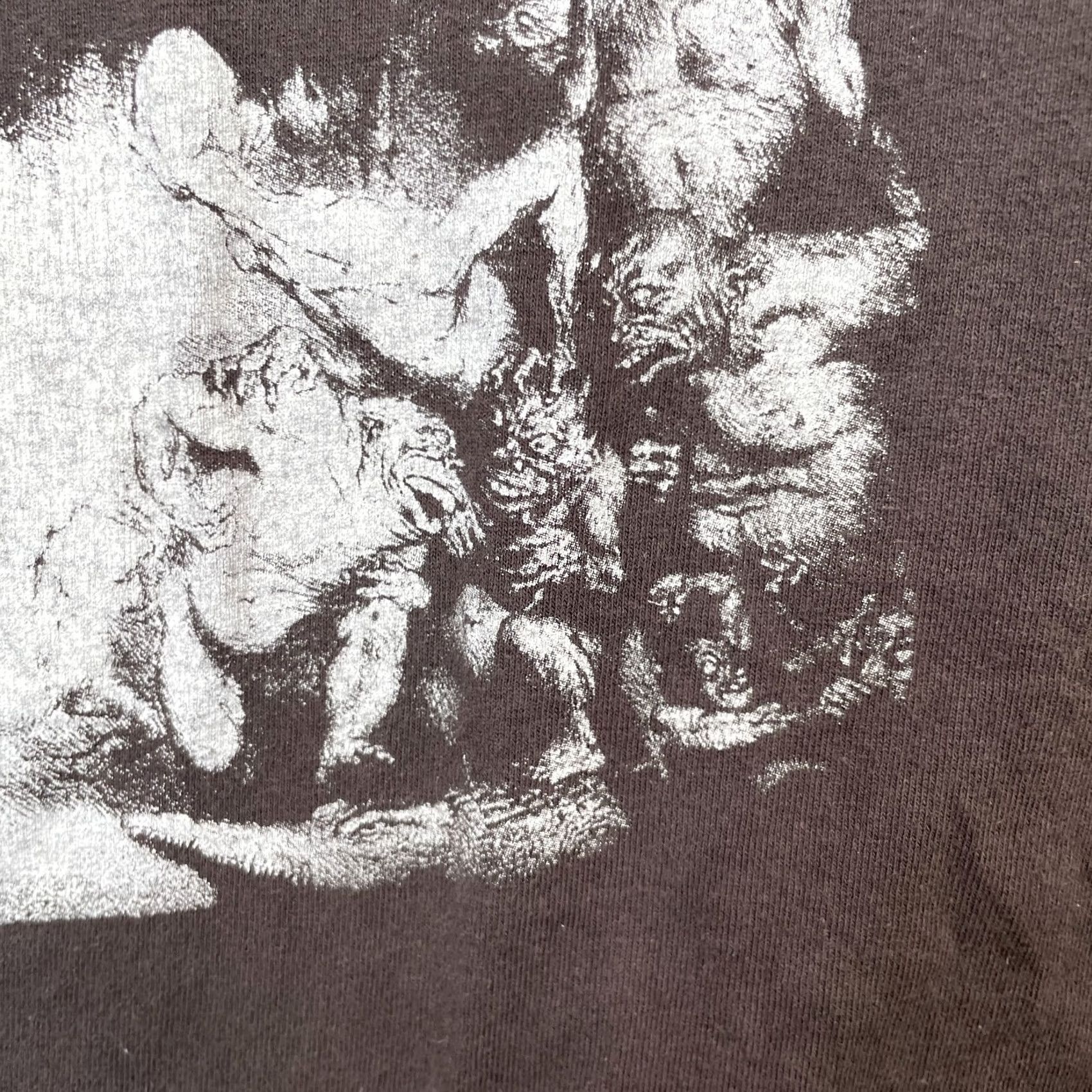 Vintage Norman Lindsay Shirt Men Small Black Dark Fantasy Etching Medieval The Innocents Size US S / EU 44-46 / 1 - 5 Thumbnail