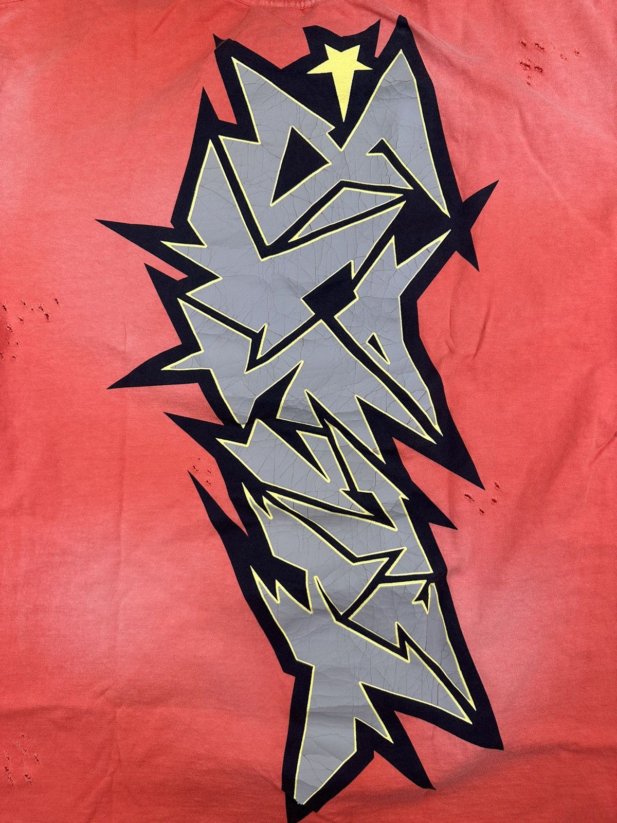 HELLSTAR Hellstar Cracked Print T-shirt Size US M / EU 48-50 / 2 - 3 Thumbnail