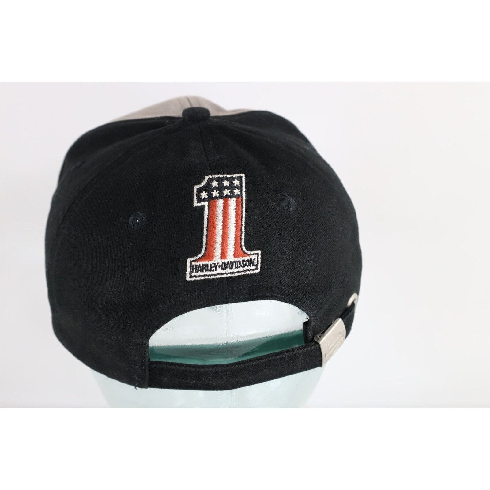 Harley Davidson × Vintage Vintage Distressed Spell Out Harley Davidson Motorcycles Hat Size ONE SIZE - 6 Thumbnail