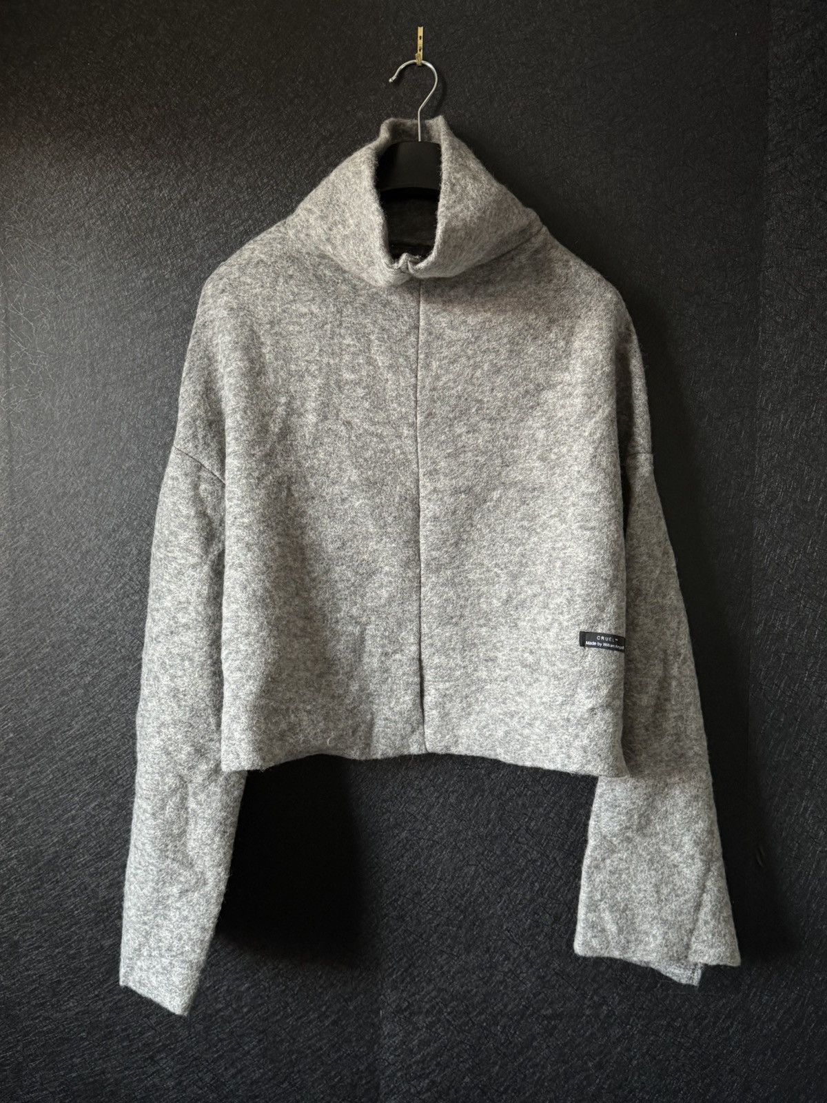 Other Cruel Romarada Wool-Boucle Cropped TurtleNeck (New/ Unworn) Size US M / EU 48-50 / 2 - 1 Thumbnail