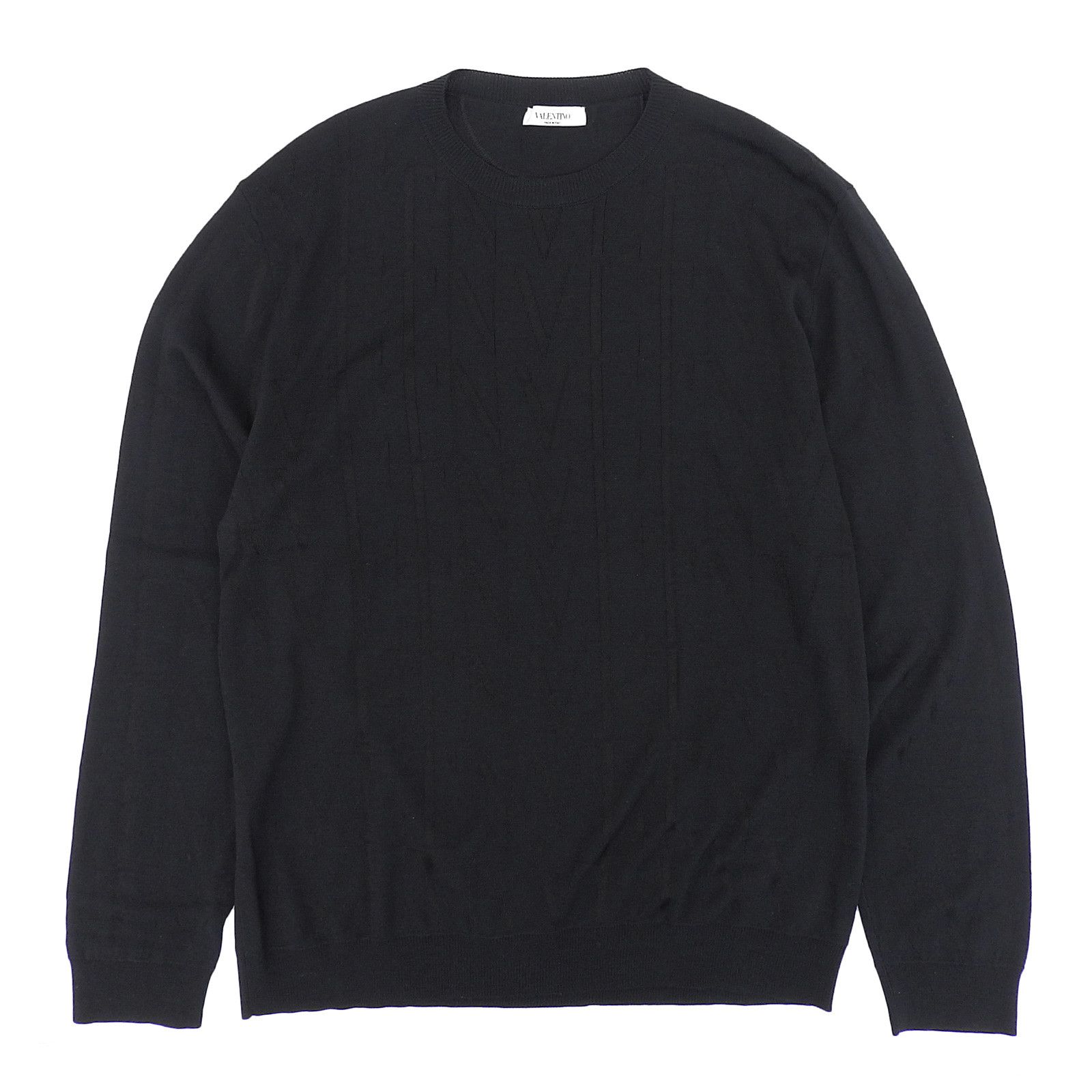 Valentino Valentino Valentino Wool Knit Top Textile Tops VV3KC10D6LT DUTY FREE for USA Size ONE SIZE - 1 Thumbnail