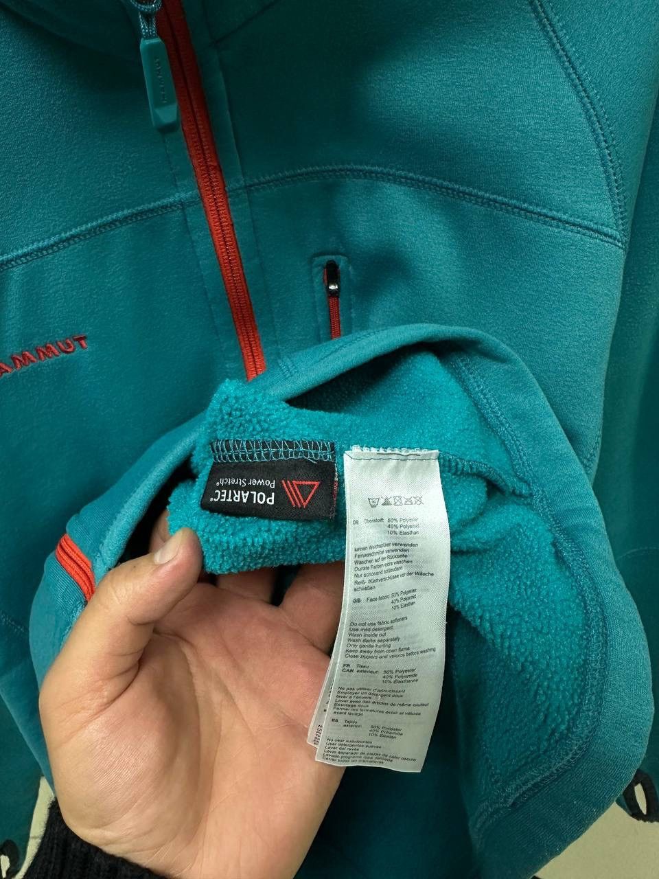 Mammut × Vintage Vintage Mammut Polartec Outdoor Zip Hoodie Big Logo Size US XL / EU 56 / 4 - 11 Thumbnail