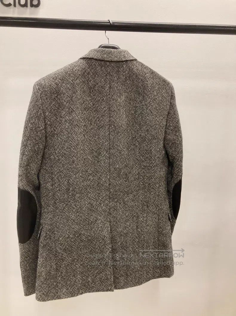 Saint Laurent Paris Saint Laurent Paris Leather patched wool suit jacket Size US S / EU 44-46 / 1 - 7 Thumbnail