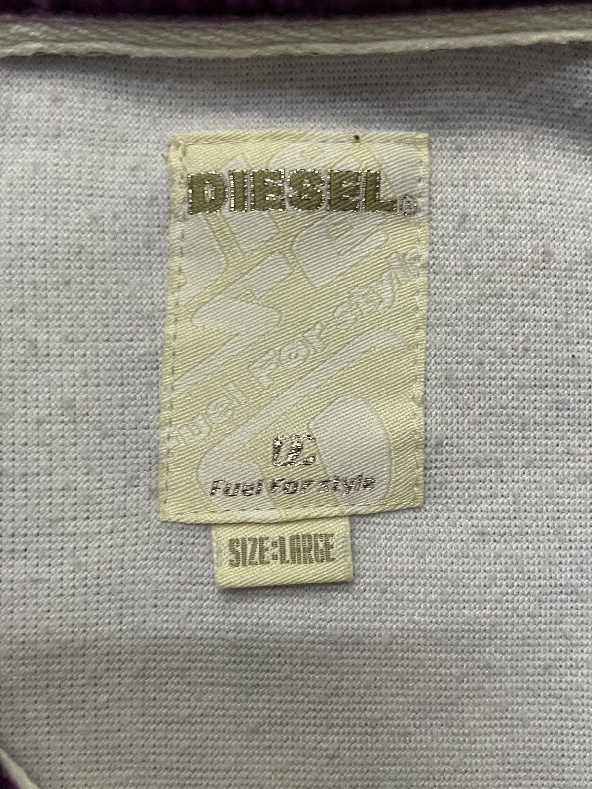 Diesel × Vintage Vintage Diesel AOP Tree Zip Up Cotton Jacket Size US L / EU 52-54 / 3 - 11 Thumbnail