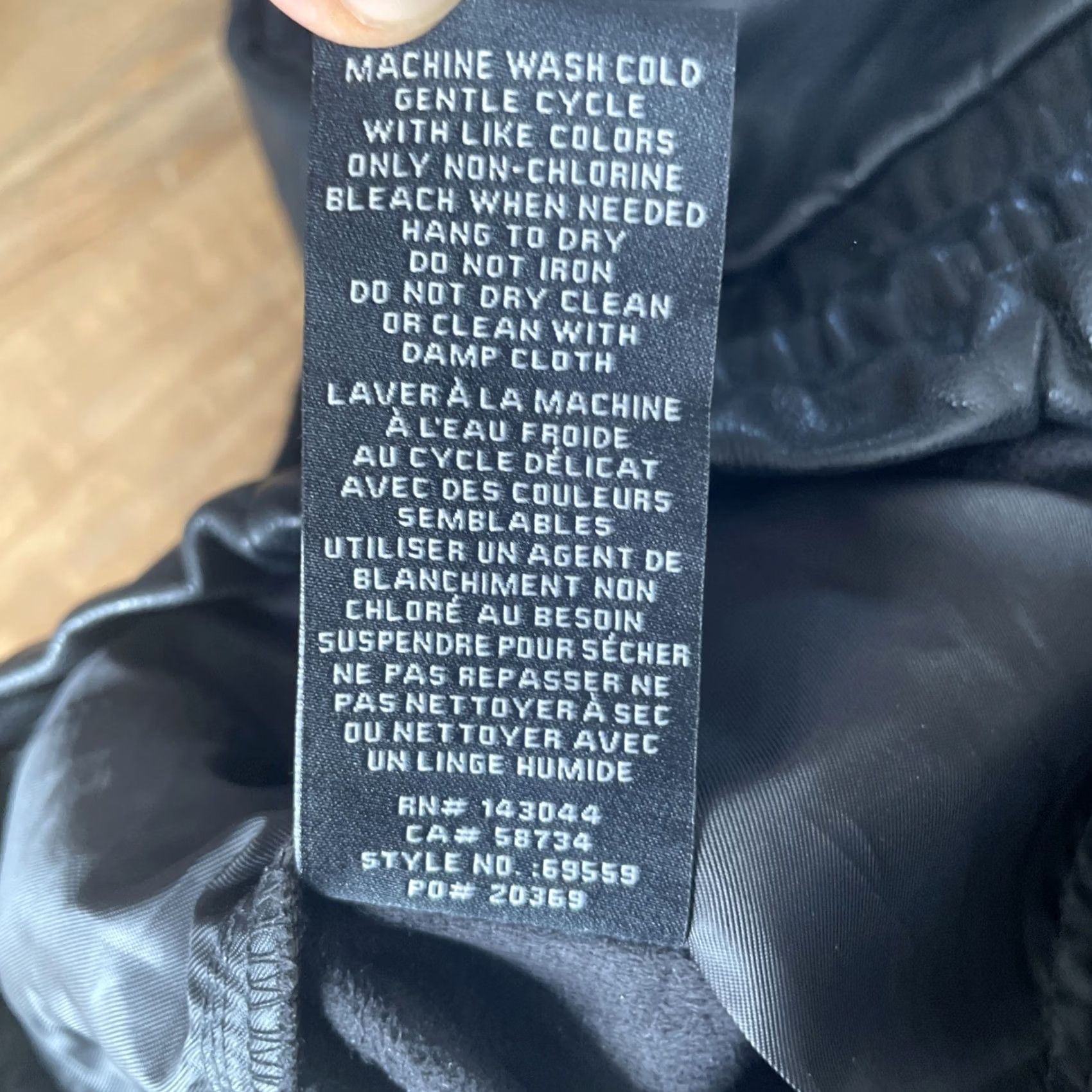 7 For All Mankind 7 For All Mankind Faux Leather Pants Women Medium Black Jogger Tapered Grunge Bike | Hip Hop | City | Pockets | High Rise | W Size 32" / US 10 / IT 46 - 6 Thumbnail