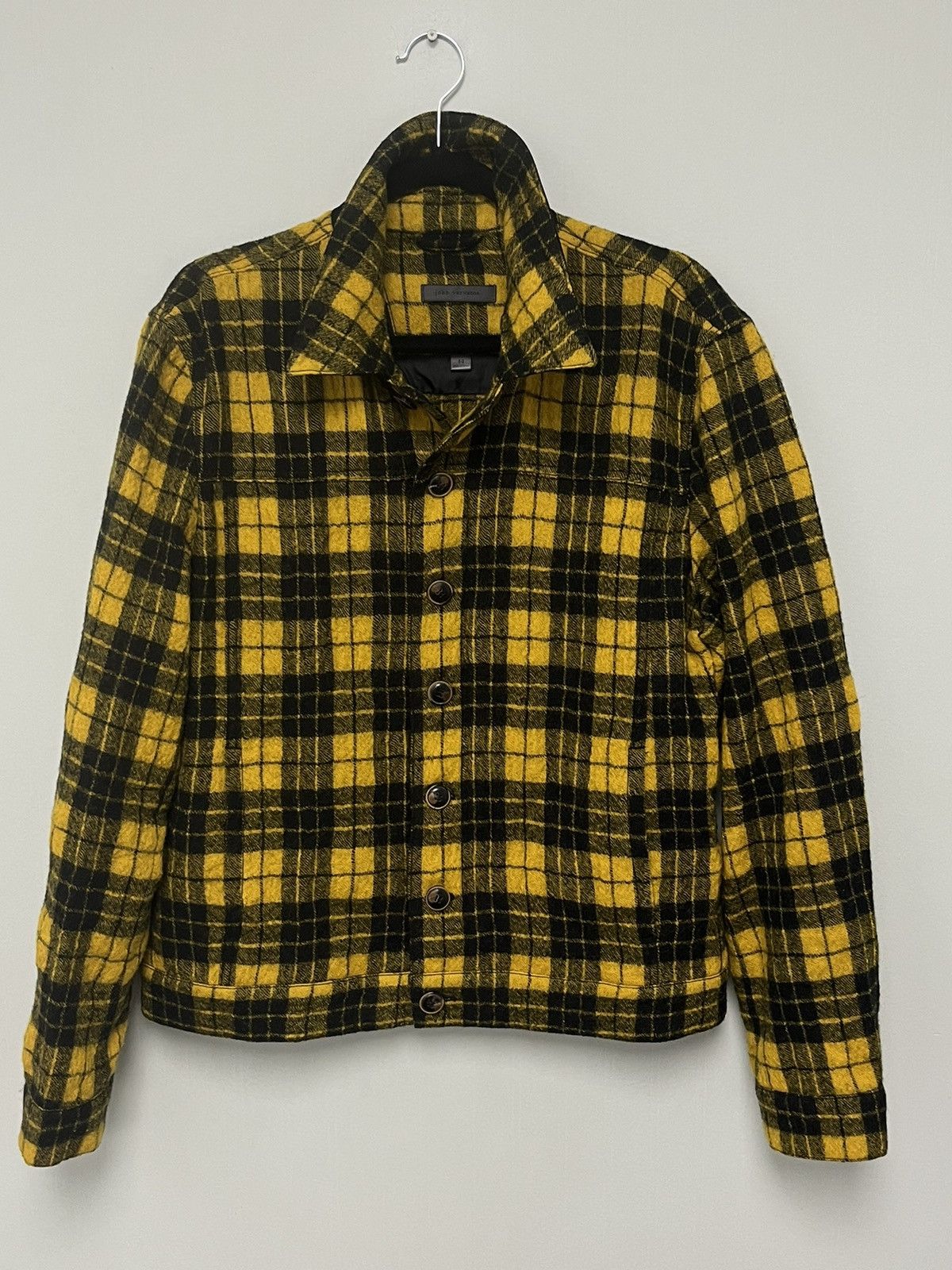 John Varvatos Searcy Plaid Blouson Wool Jacket. 50 Size US M / EU 48-50 / 2 - 16 Thumbnail