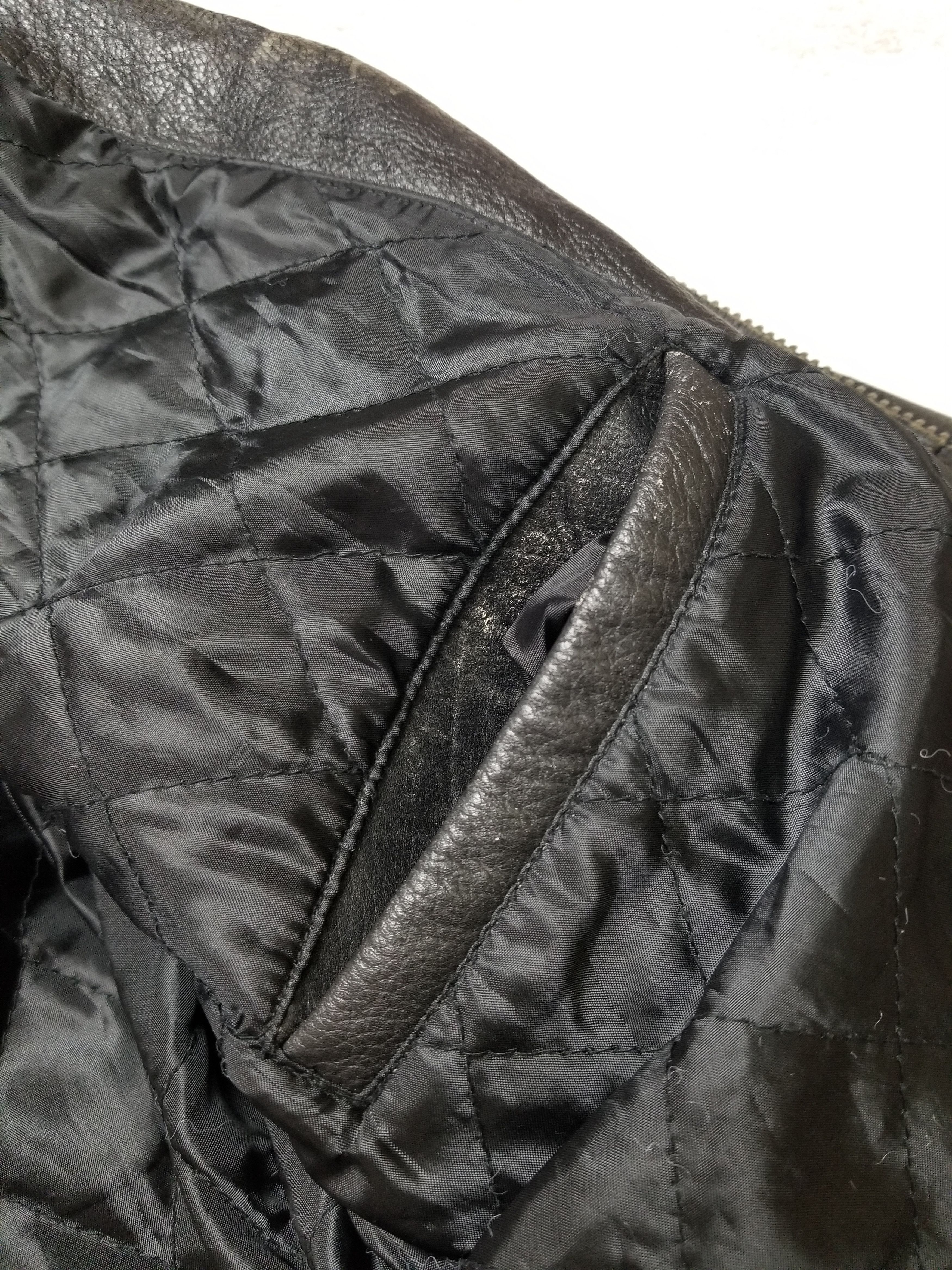 Superdry Leather Motorcycle Jacket RARE Limited UK Indian Chief Size US L / EU 52-54 / 3 - 21 Thumbnail