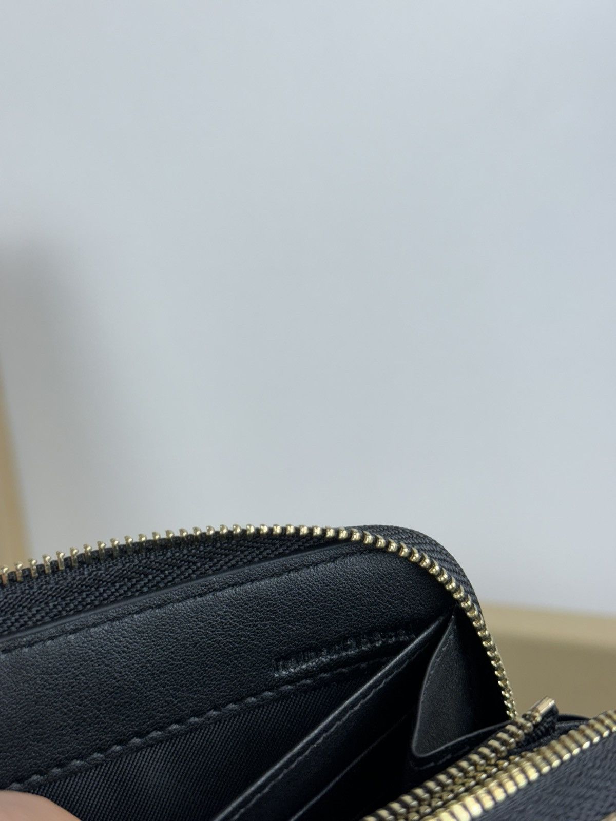 Burberry × Leather × Vintage Leather wallet clutch Burberry original luxury casual item Size ONE SIZE - 5 Thumbnail