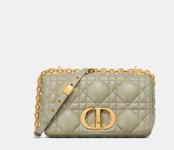 Dior o1w1db11024 Size: OS / Medium Caro Bag in Sage Green Size ONE SIZE - 2 Thumbnail