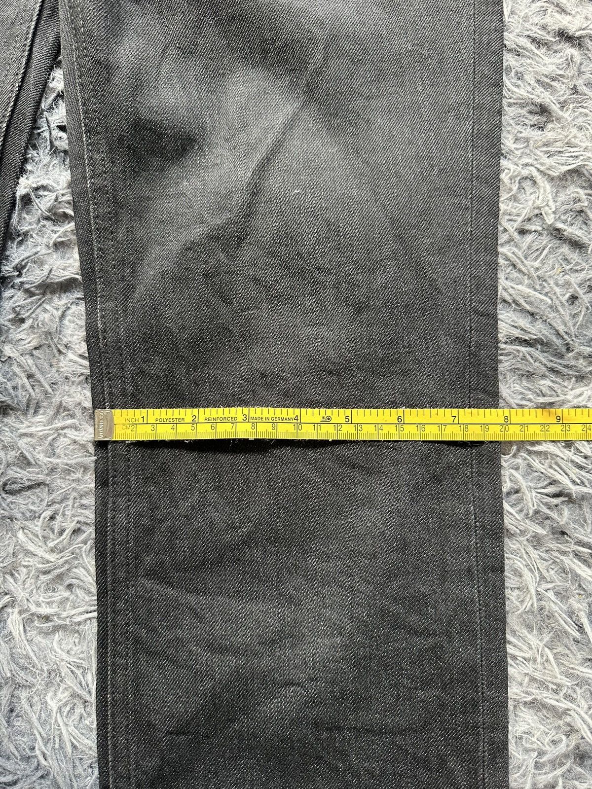 BUFFALO BOBS Archive 00's Lounge Lizard coated black denim Size US 33 - 14 Thumbnail