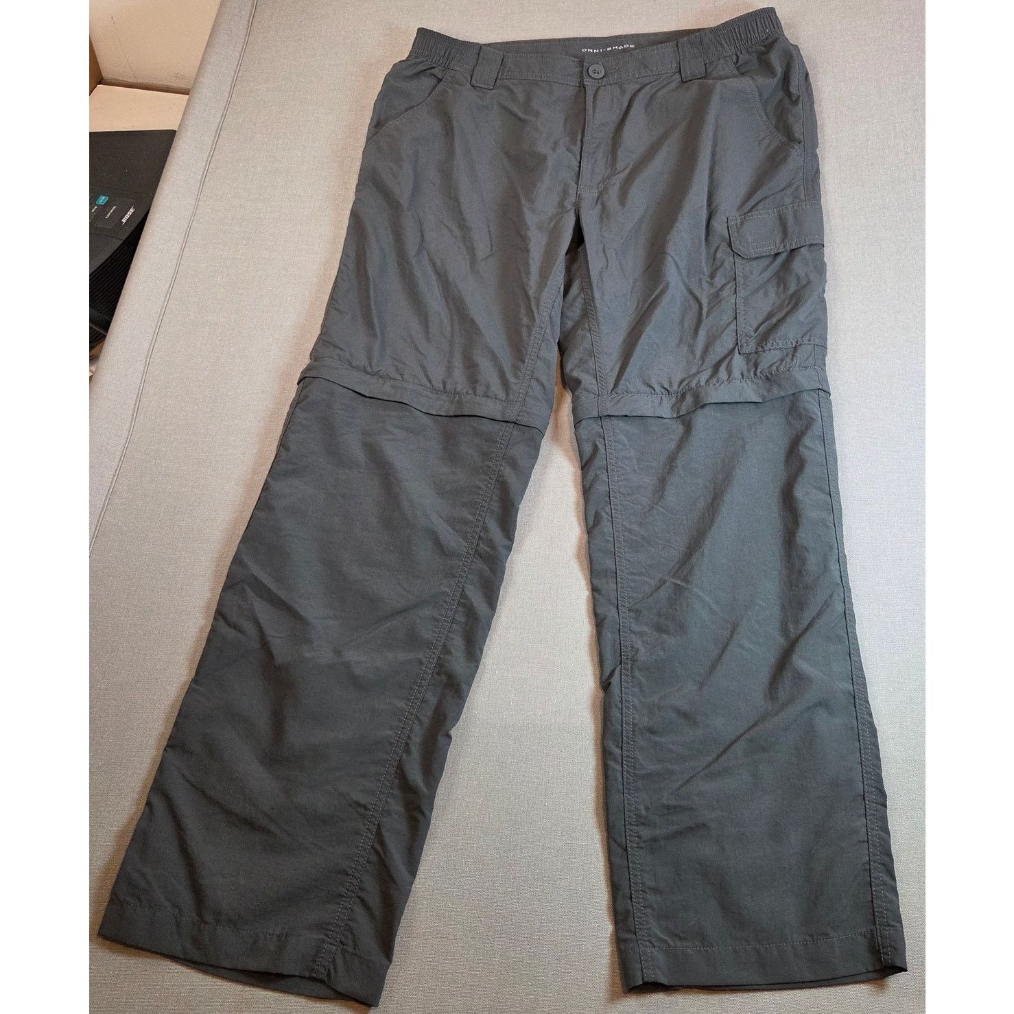 Columbia columbia omnishade nylon hiking pants mens 36x30 gray Size US 36 / EU 52 - 1 Thumbnail