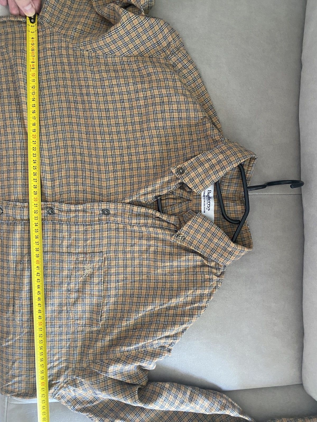 Burberry Vintage rare luxury fullprint burberry drip shirt button up Size US XL / EU 56 / 4 - 7 Thumbnail