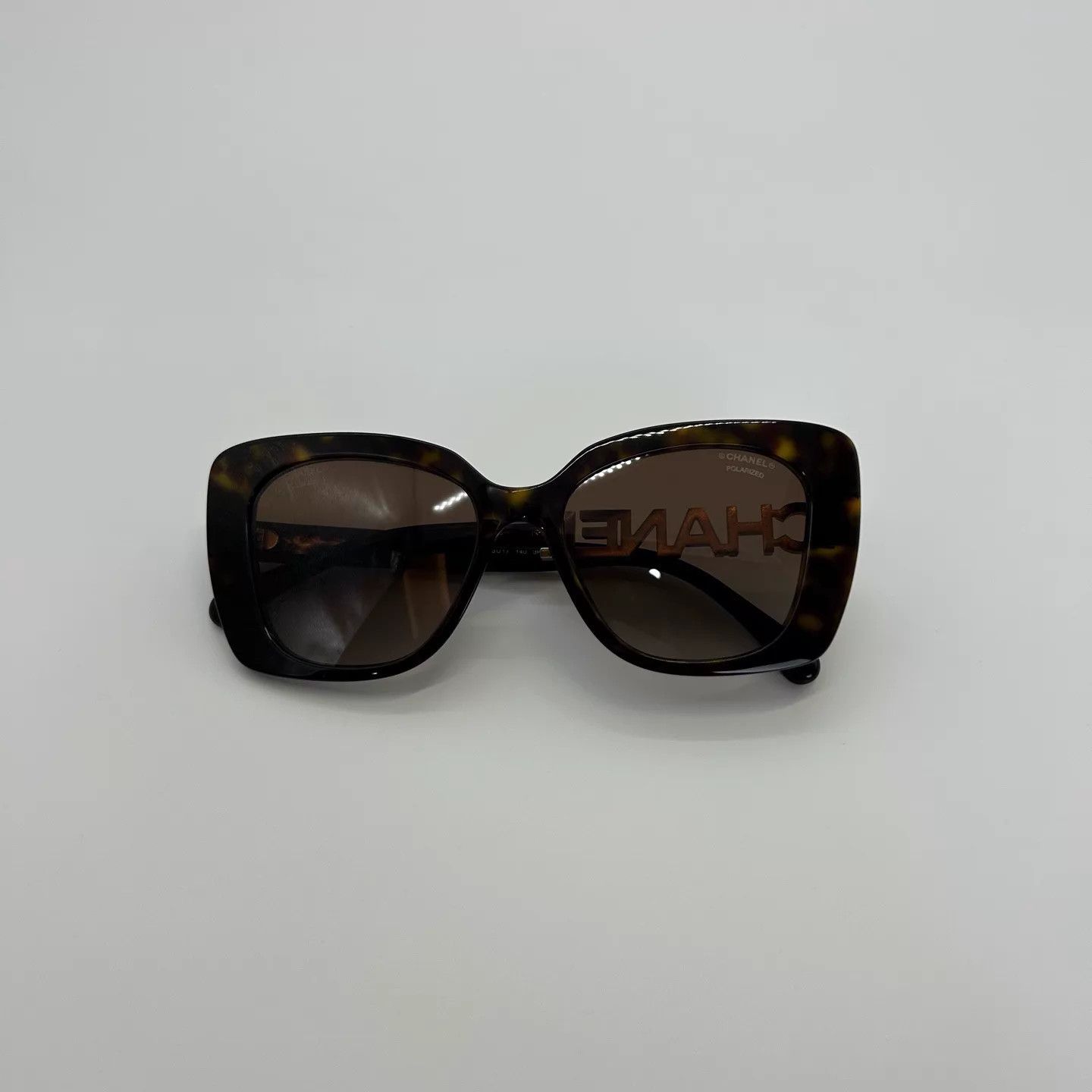 Chanel Chanel logo tortoiseshell gold sunglasses HB6919 Size ONE SIZE - 5 Thumbnail