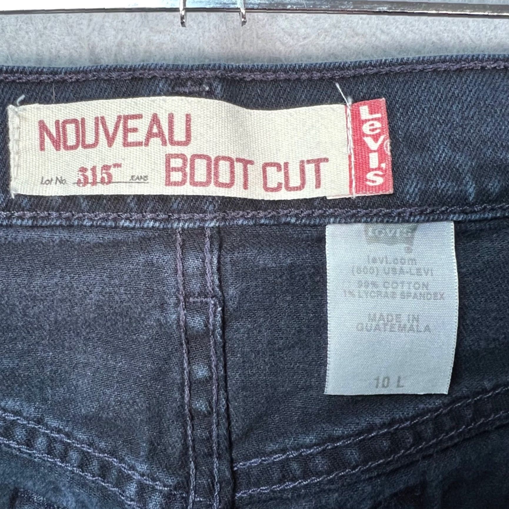 Levi's Levi's 515 Jeans Bootcut Womens 10L Tall Denim Blue 5-Pocket Stretch Regular Dark Wash Jeans Size 32" / US 10 / IT 46 - 4 Thumbnail