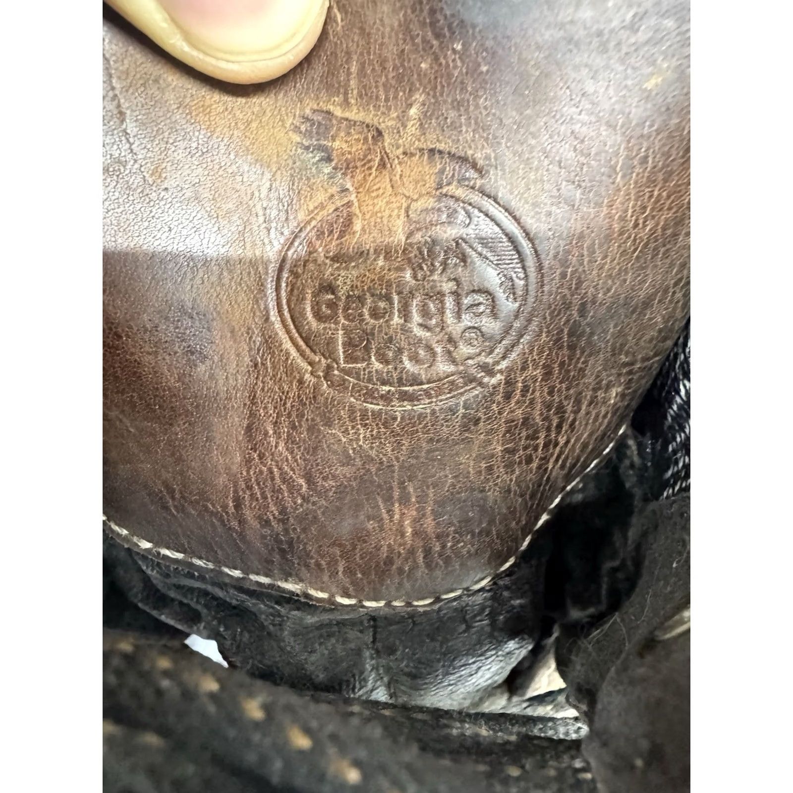Vintage GEORGIA BOOT MEN'S LOGGER WATERPROOF Steel Toe Boots Brown 10W Shoes Leather Size US 9 / EU 42 - 5 Thumbnail