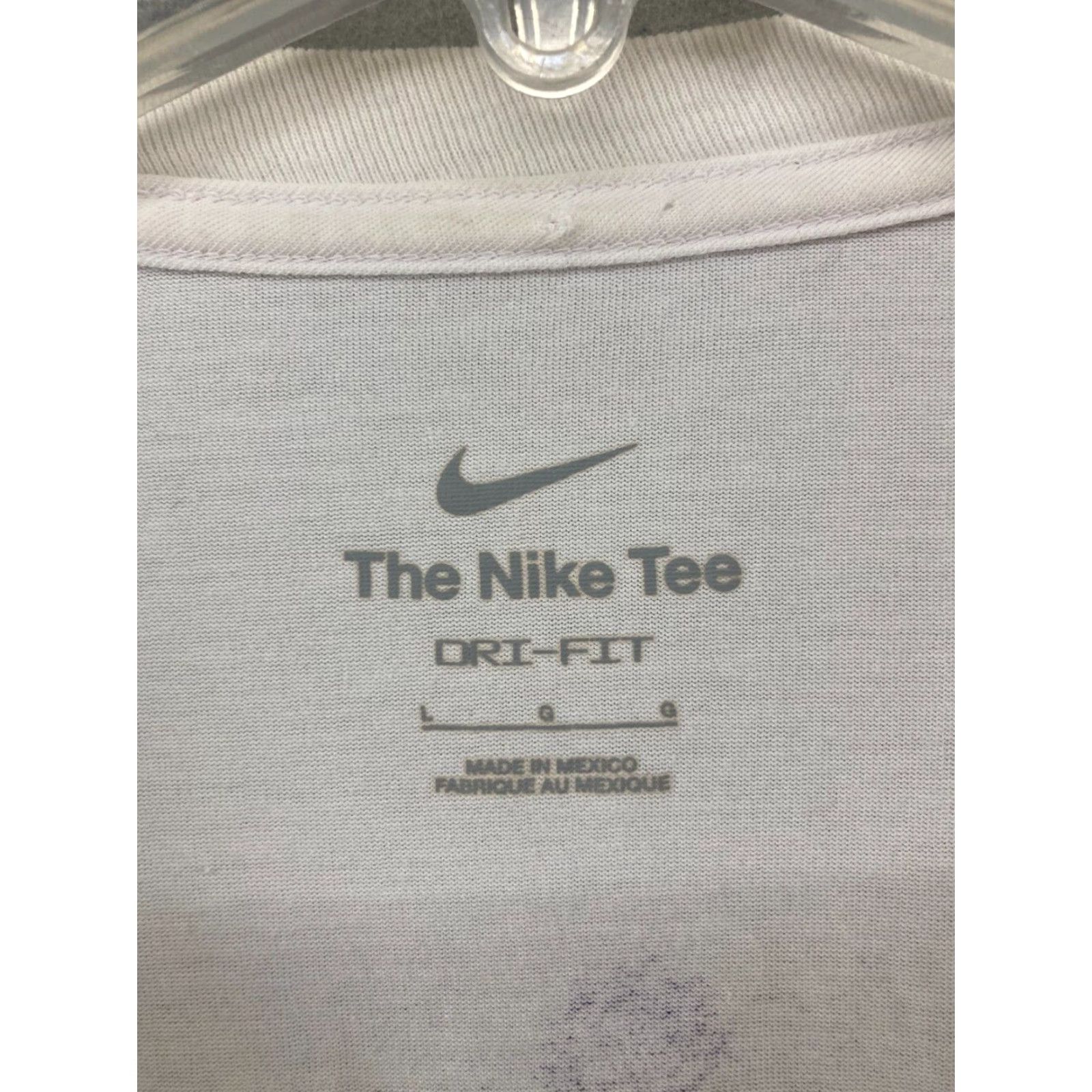 Nike Nike Long Sleeve T-Shirt Womens Large White Crew Neck Activewear Swoosh Flowers Sports Size L / US 10 / IT 46 - 5 Thumbnail