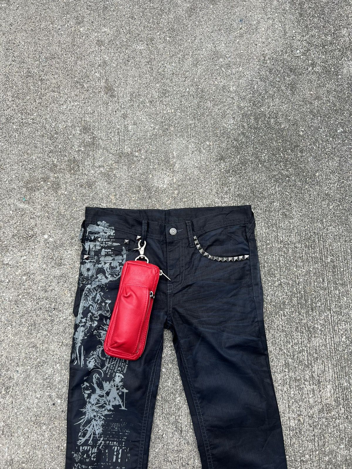 Japanese Brand × Vintage Vintage Milk Boy Japan Red Leather Small Pouch Bag Size ONE SIZE - 1 Thumbnail
