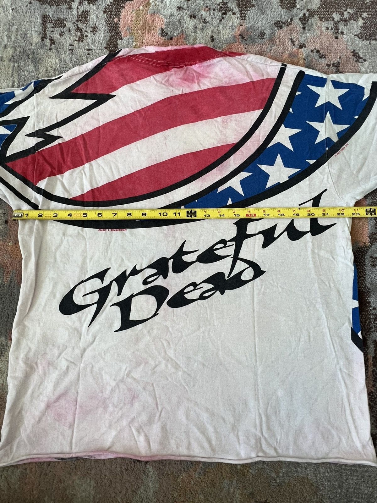 Grateful Dead × Liquid Blue Grateful Dead 1993 USA Skull Shirt Size US L / EU 52-54 / 3 - 10 Thumbnail