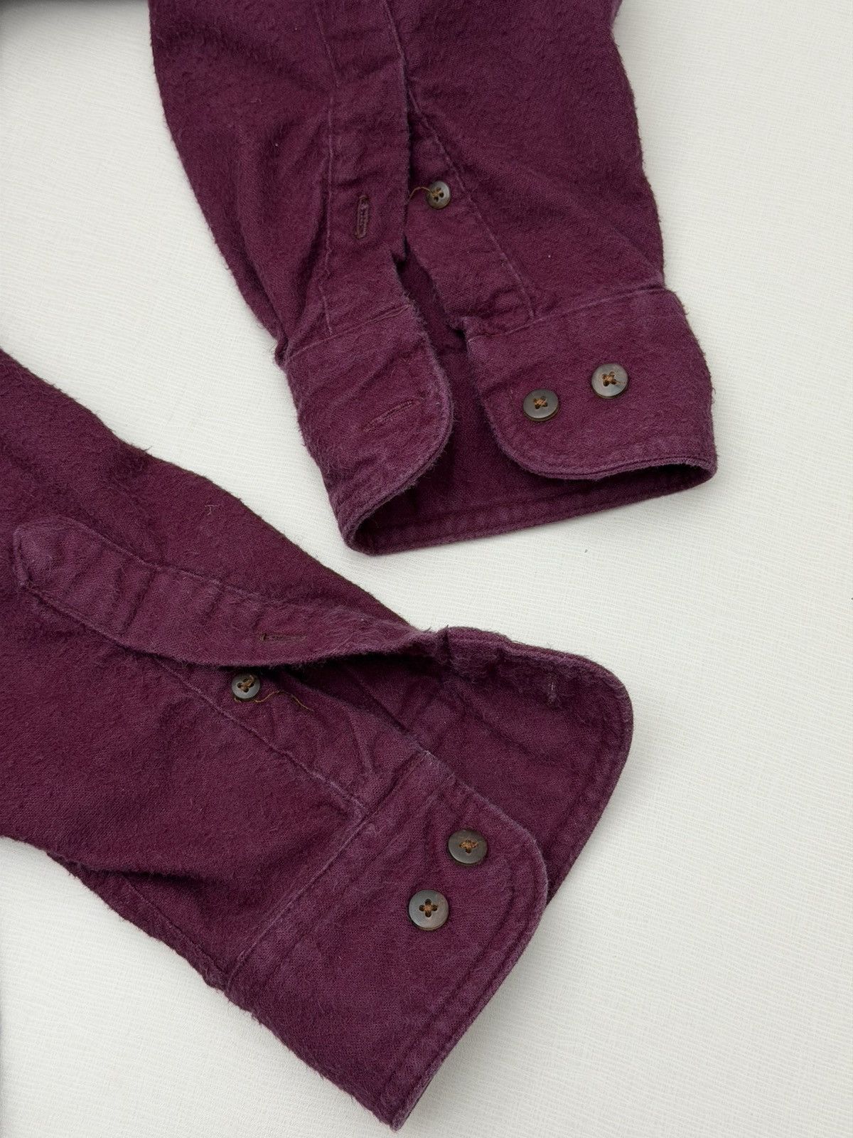 Woolrich Woolen Mills Vintage Woolrich Shirt Large Burgundy Chamois Flannel Size US L / EU 52-54 / 3 - 7 Thumbnail