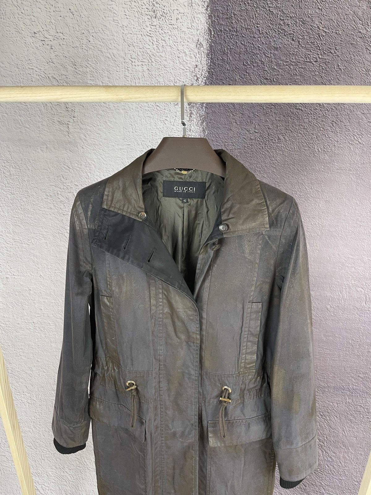 Gucci Gucci vintage rare light coat jacket luxury Size M / US 6-8 / IT 42-44 - 2 Thumbnail
