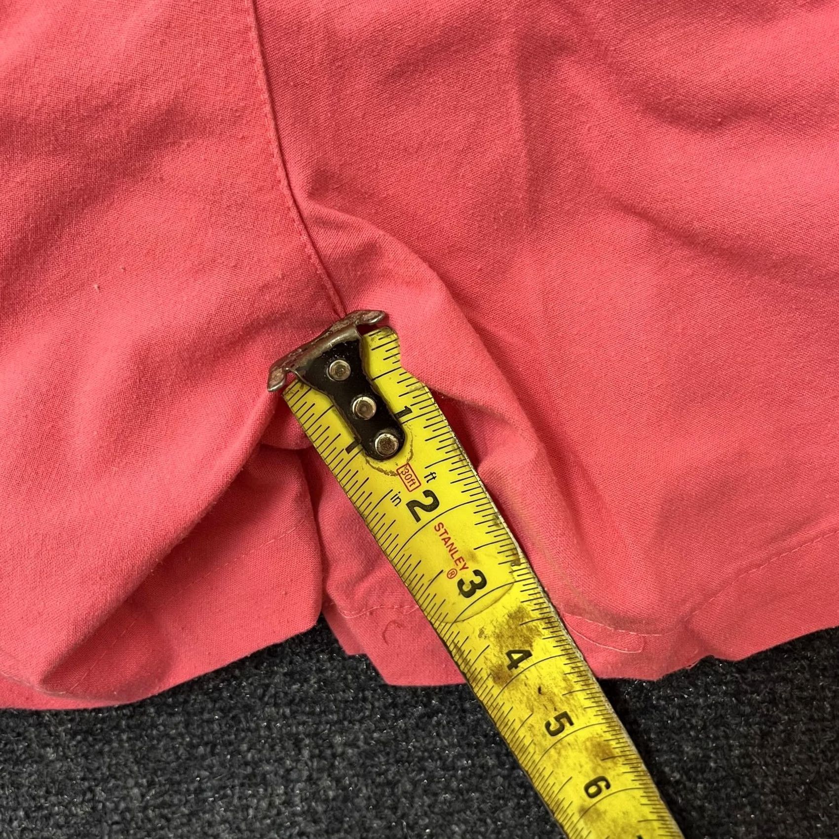 Vintage VINTAGE Cassie West Juniors 13/14 Pink Pleated Chino High Waist Shorts Size 34" / US 12 / IT 48 - 7 Thumbnail