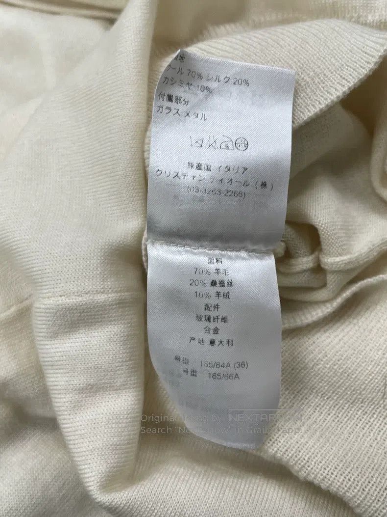 Dior Dior Knitted top with long sleeves Size XS / US 0-2 / IT 36-38 - 6 Thumbnail