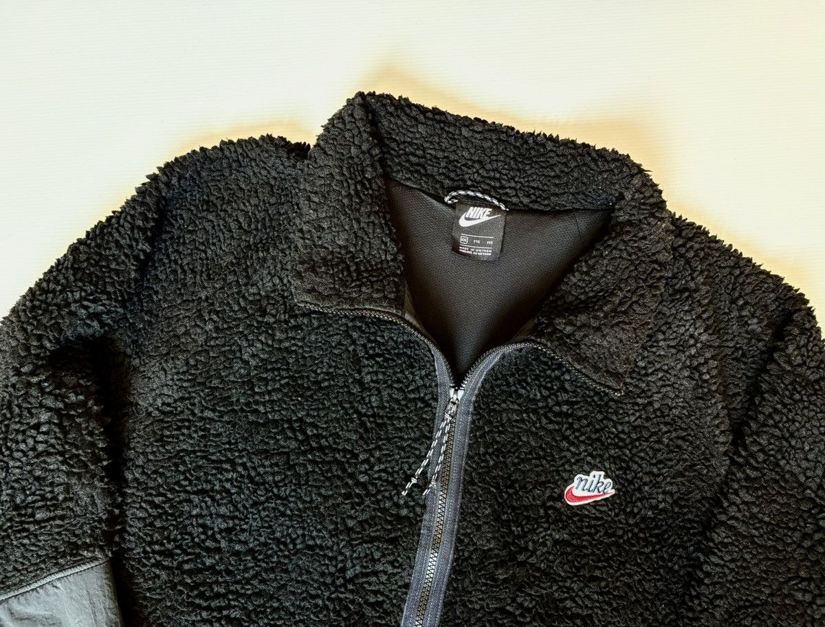 Nike Nike Heritage Sherpa Fleece Jacket Size US XL / EU 56 / 4 - 3 Thumbnail