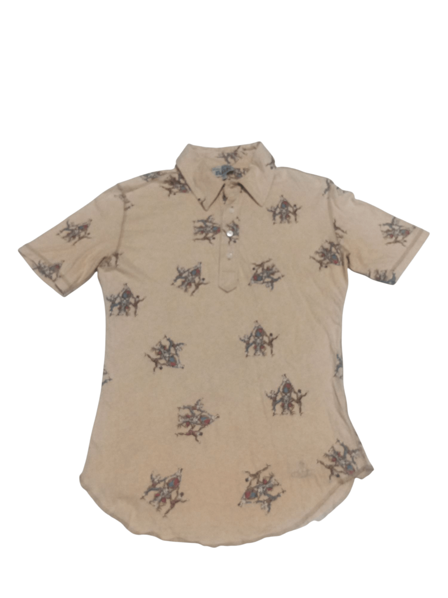Vivienne Westwood Vintage Vivienne Westwood full print polo shirt Size US M / EU 48-50 / 2 - 1 Thumbnail