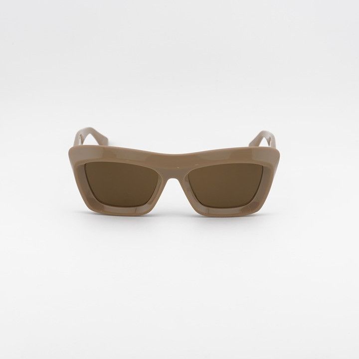 Bottega Veneta Bottega Veneta BV1283S 003 Sunglasses Brown Square Frame Size ONE SIZE - 5 Thumbnail