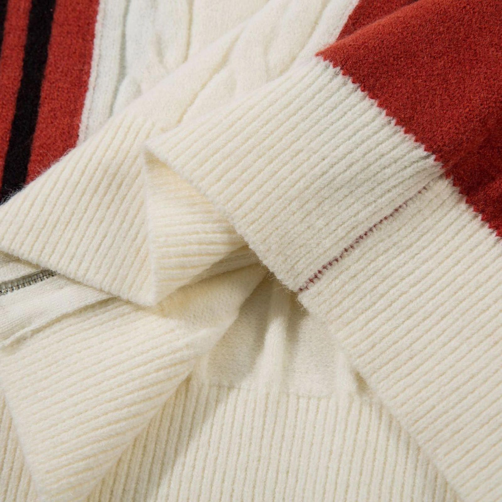 Japanese Brand Color Block Knit Cardigan Size US M / EU 48-50 / 2 - 4 Thumbnail