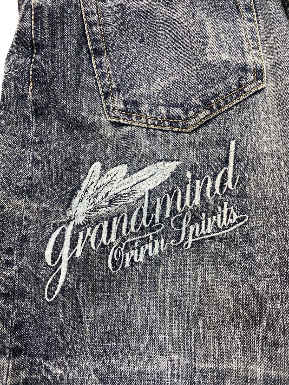 Japanese Brand If Six Was Nine Thunder Wash Style Embroidered Jeans Size US 29 - 12 Thumbnail