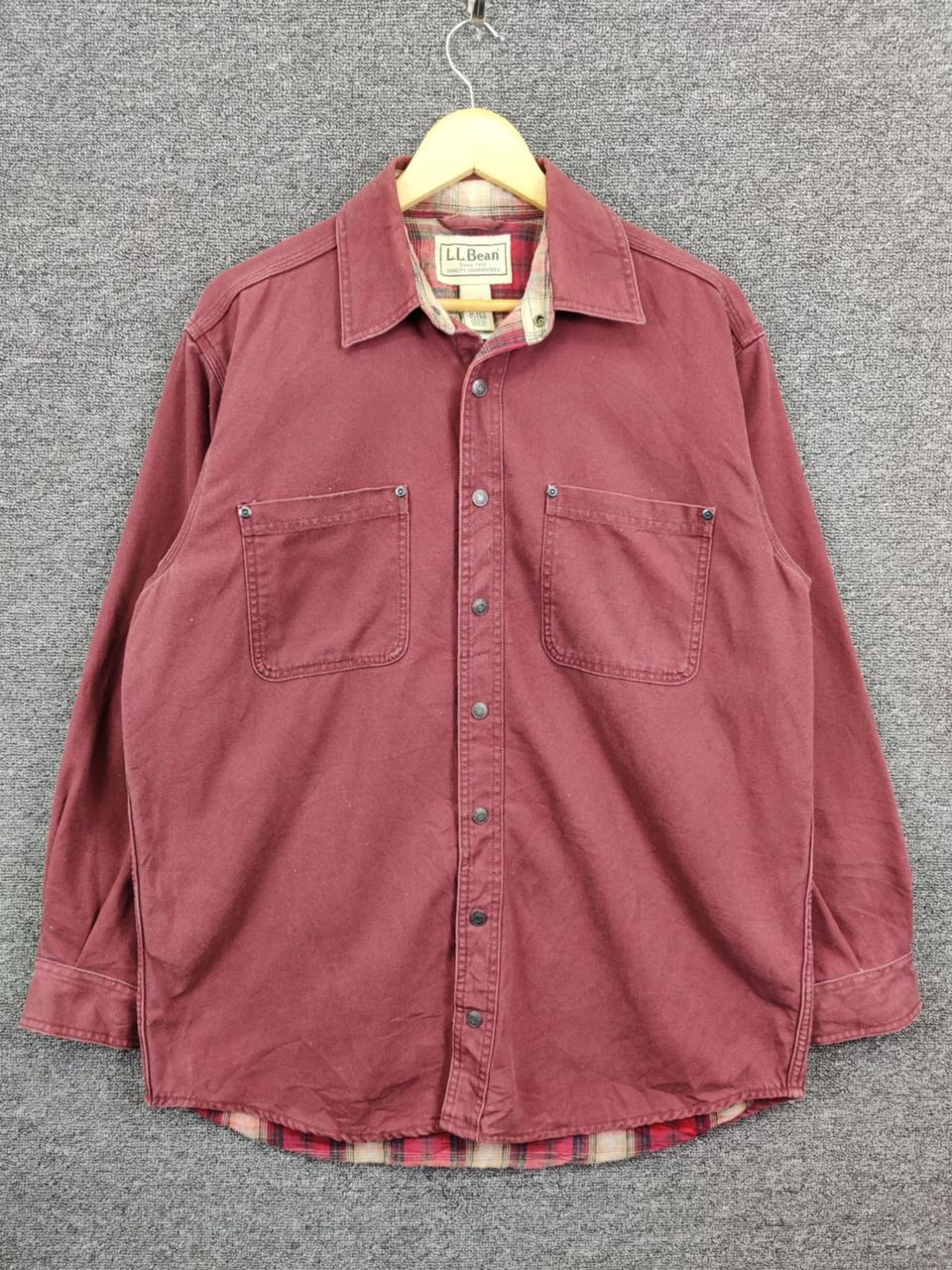 L.L. Bean Vintage L.L Bean Plaid Overshirt Jacket Size US M / EU 48-50 / 2 - 1 Thumbnail