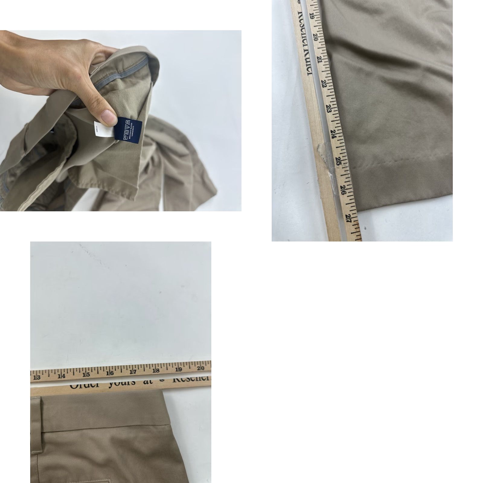 Bonobos Bonobos Pants Men 36x27 Khaki Tan Chino Classic Slimming Pockets Altered Hem 35x32 Beige City Preppy Golf 90s Mens Size US 36 / EU 52 - 8 Thumbnail