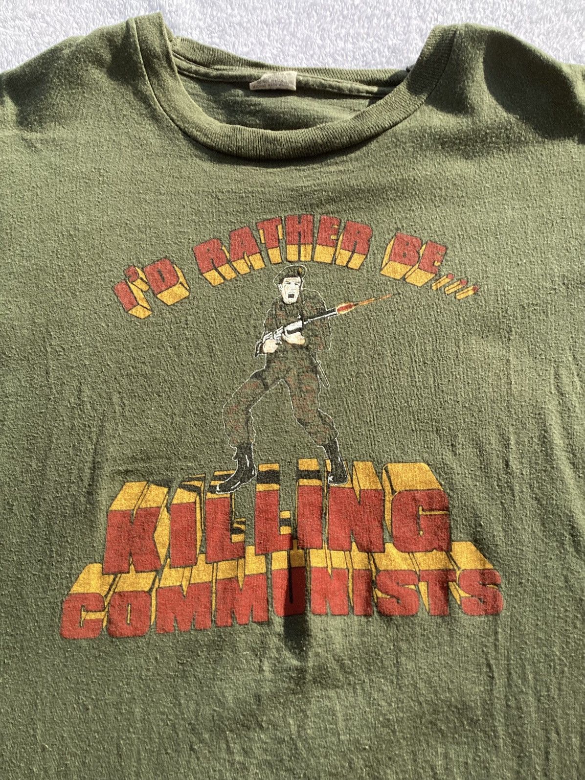 Other 80s I’d rather be killing communist military screen stars T Size US L / EU 52-54 / 3 - 2 Thumbnail