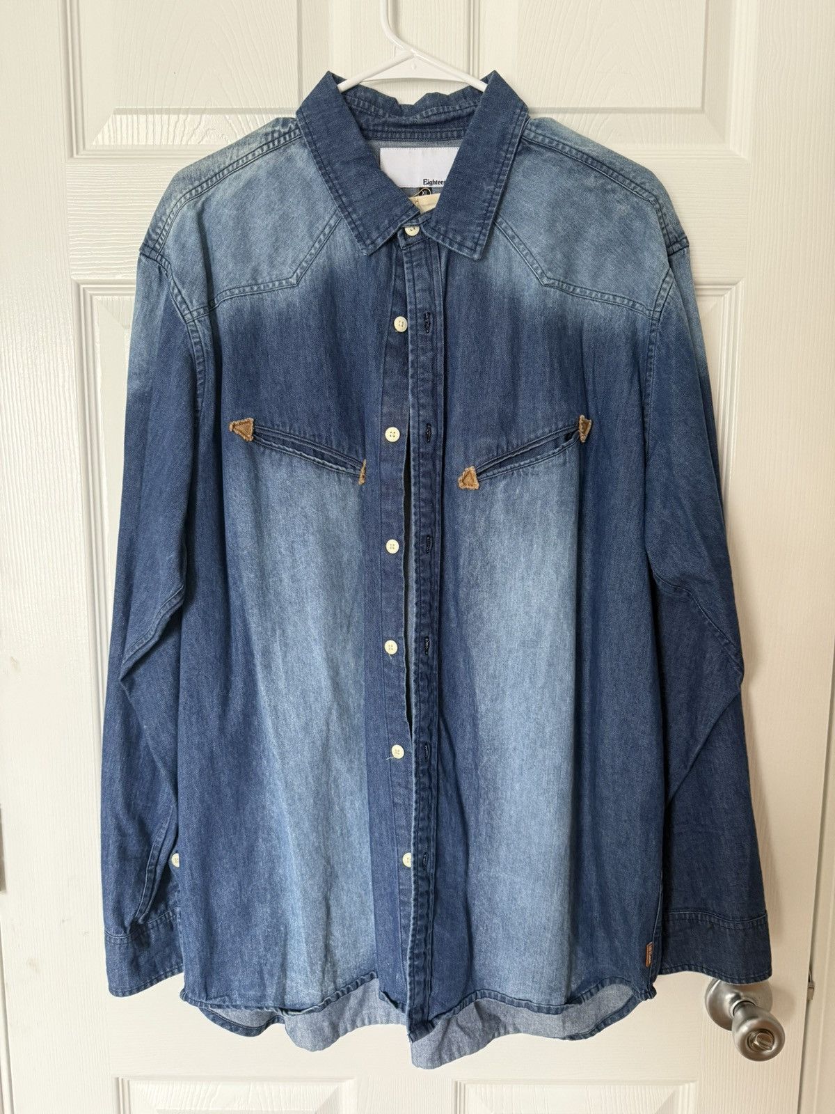 18 East 18 East Eastwoods Western Shirt Size US XL / EU 56 / 4 - 1 Thumbnail