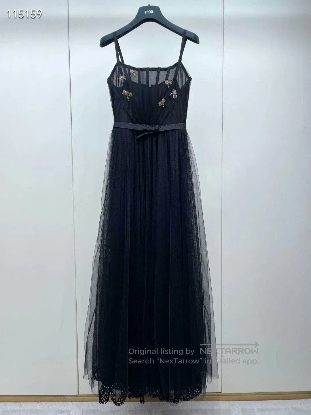 Dior Dior 2024 Dragonfly Studded Evening Gown. Size XXS / US 00 / IT 34 - 1 Thumbnail