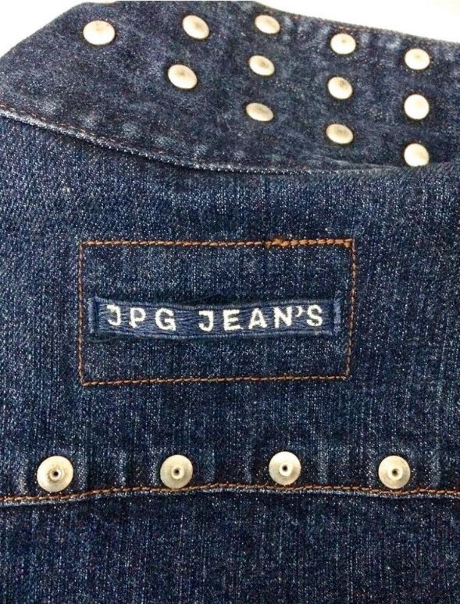 Jean Paul Gaultier Jean Paul Gaultier Jeans Rivet Stud Studded Denim Jacket Size S / US 4 / IT 40 - 9 Thumbnail