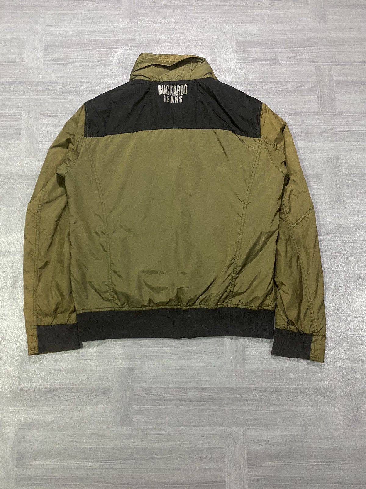 BUCKAROO Buckaroo Khaki Vintage Utility Men’s Nylon Jacket Size US XL / EU 56 / 4 - 18 Thumbnail