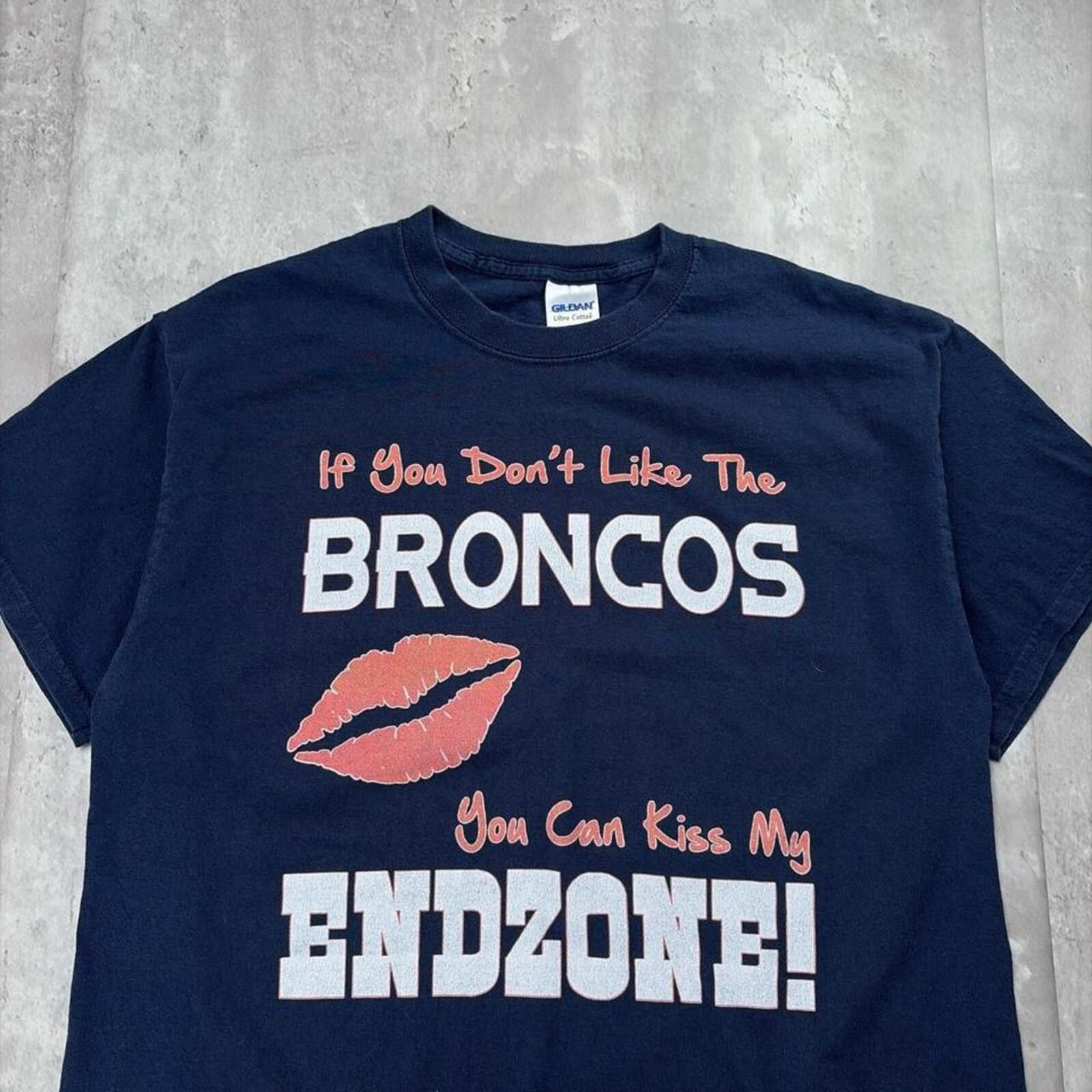 NFL Vintage NFL Denver Broncos Funny Comedy Football T-Shirt Size US L / EU 52-54 / 3 - 3 Thumbnail