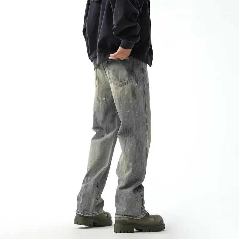 Japanese Brand × Jean Retro high street casual loose jeans Size US 32 / EU 48 - 3 Thumbnail