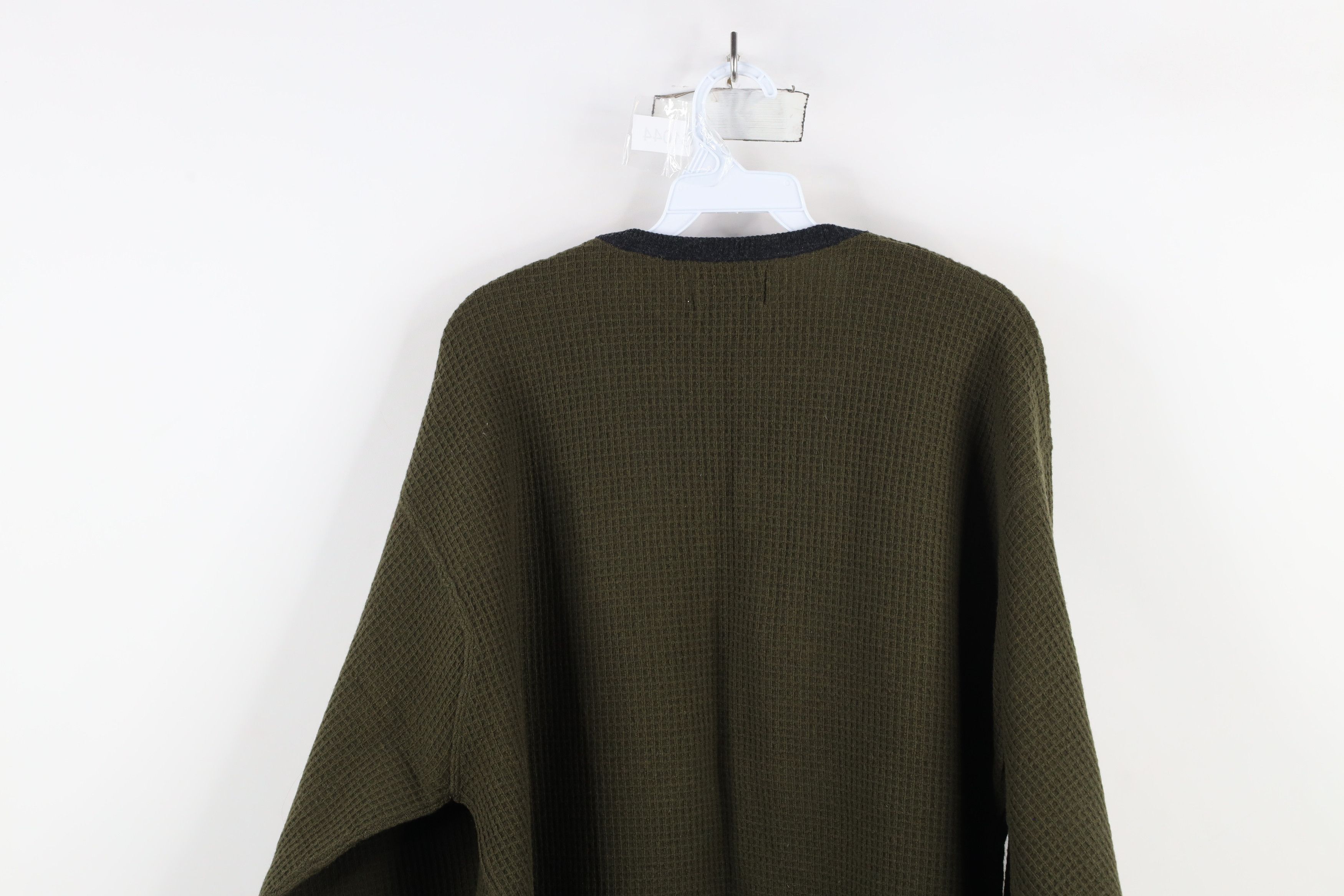 American Eagle Outfitters × Vintage Vintage 90s Y2K American Eagle Thermal Waffle Knit Sweater Size US XL / EU 56 / 4 - 9 Thumbnail