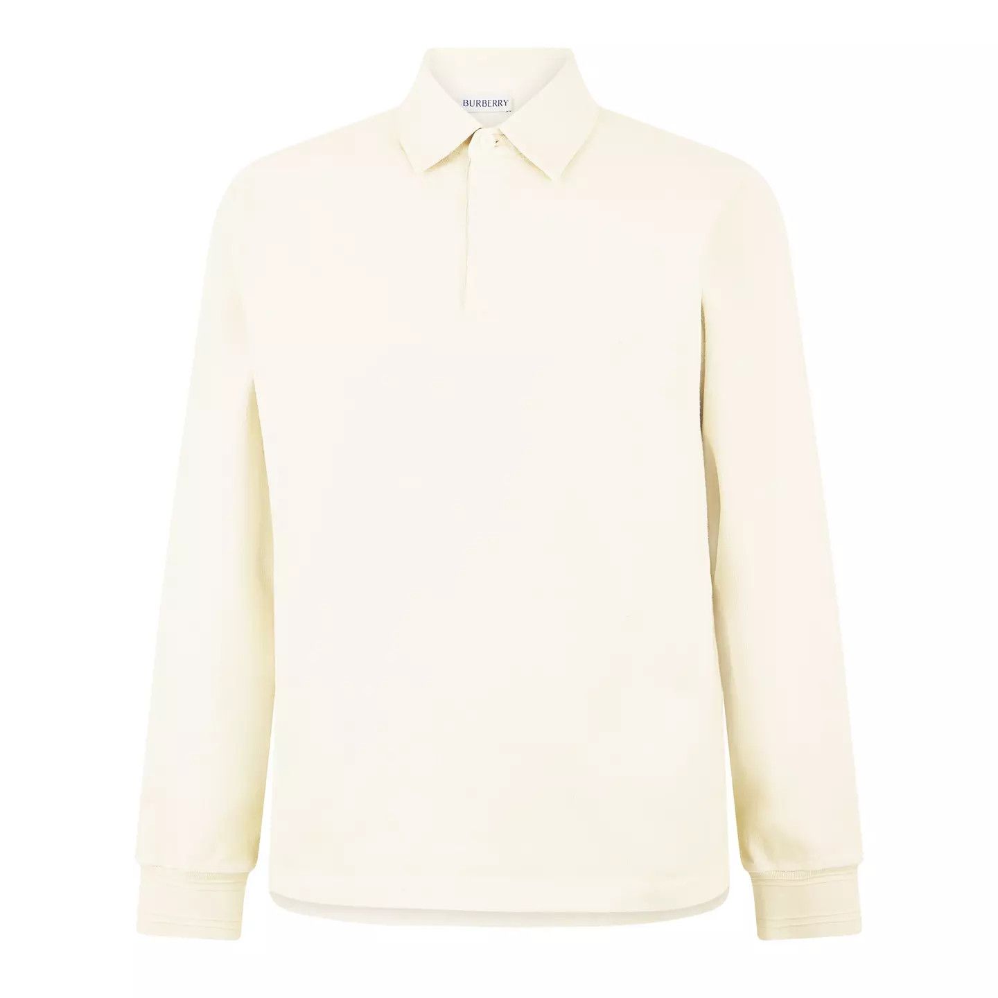 Burberry o1g2r1mq0426 Long Sleeve Polo Shirt in Ivory Size US S / EU 44-46 / 1 - 1 Thumbnail