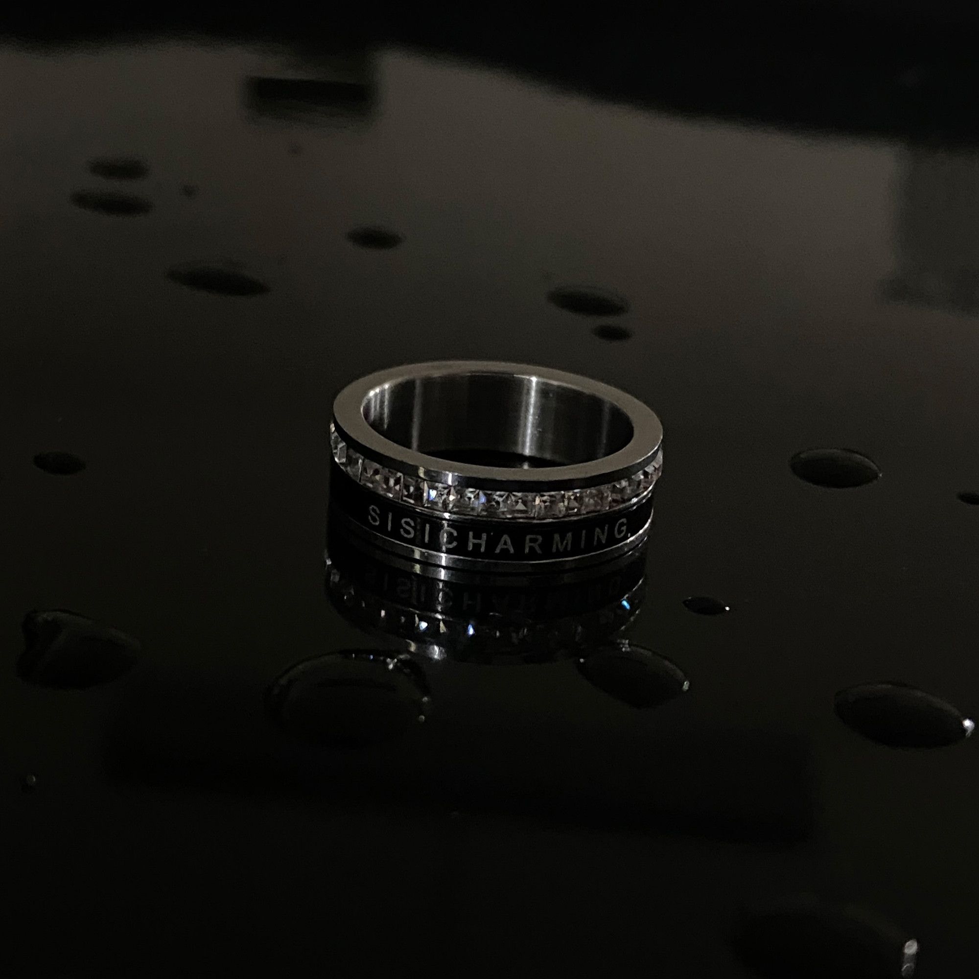 Jewelry Crazy Jewelry Rings Open Size Chrome Ring (Size 7-13) Size ONE SIZE - 2 Thumbnail