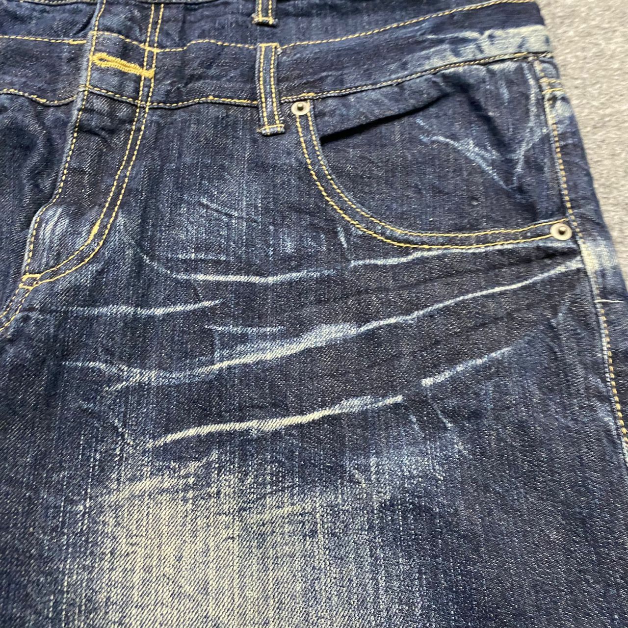 If Six Was Nine Vintage Back & Forth Double waist Distressed Denim Size US 38 / EU 54 - 15 Thumbnail