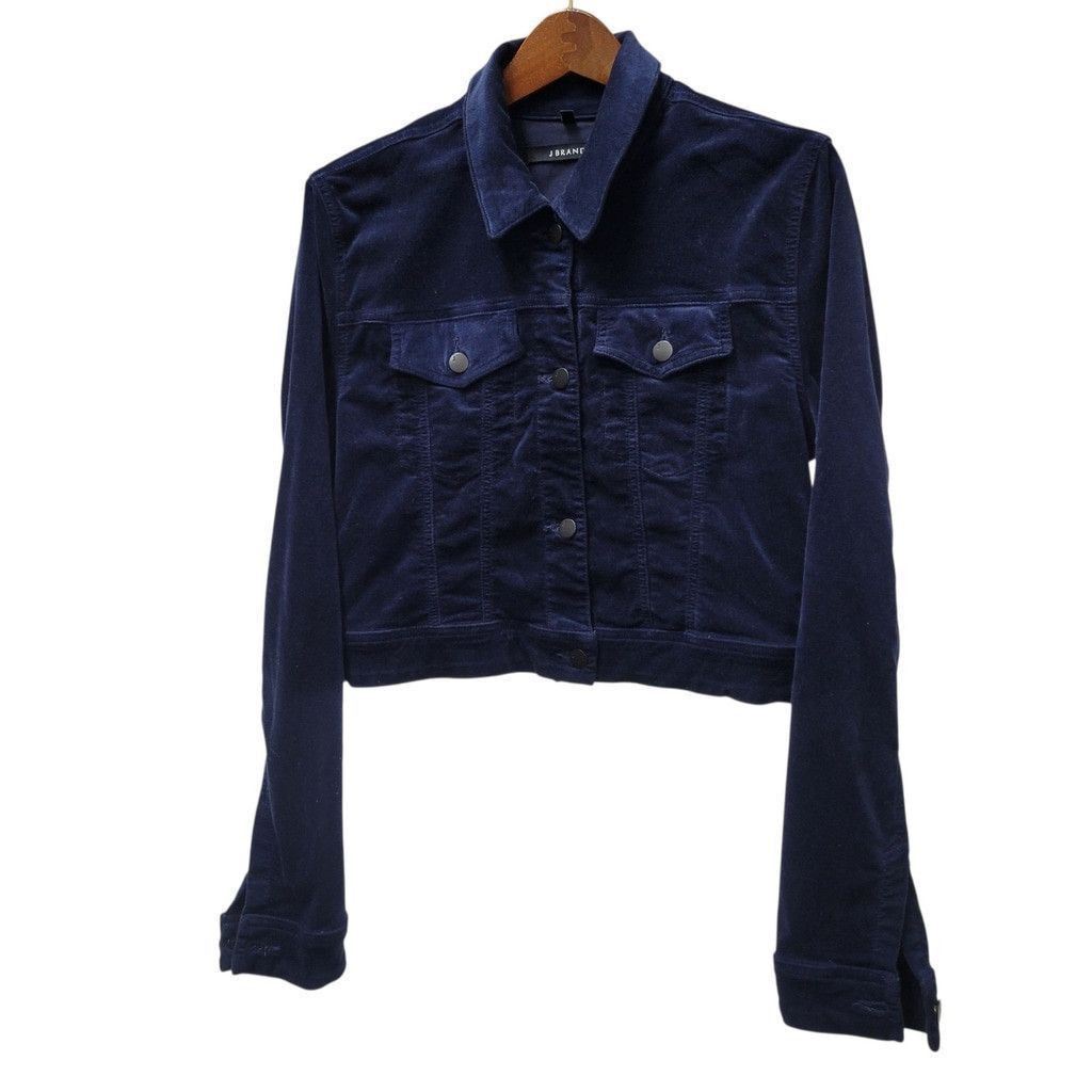 J Brand J Brand Faye Jacket Blue Large Women's Excellent Condition Size L / US 10 / IT 46 - 3 Thumbnail