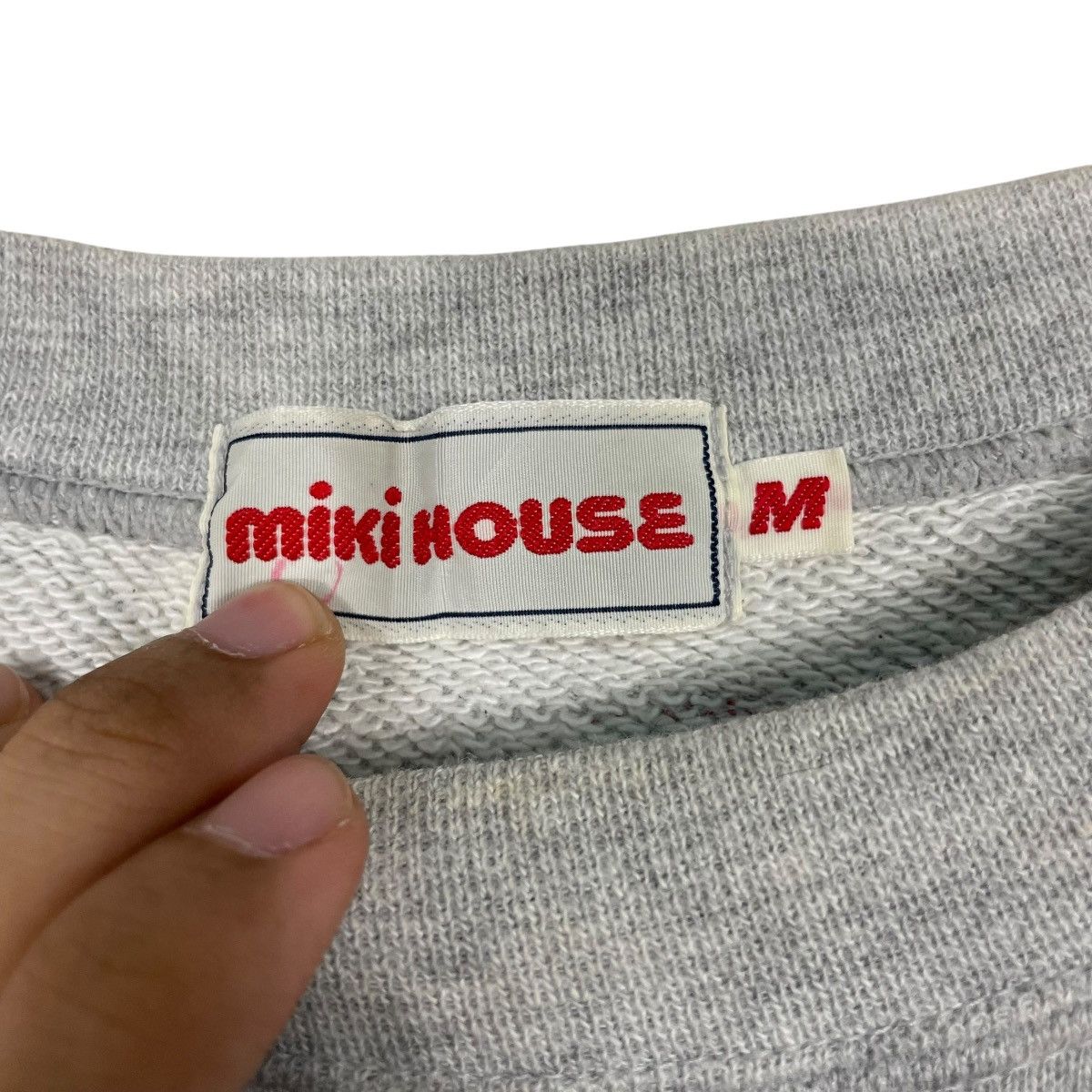 Vintage Vintage Miki House Big Logo Crewneck Sweatshirt Size US M / EU 48-50 / 2 - 11 Thumbnail