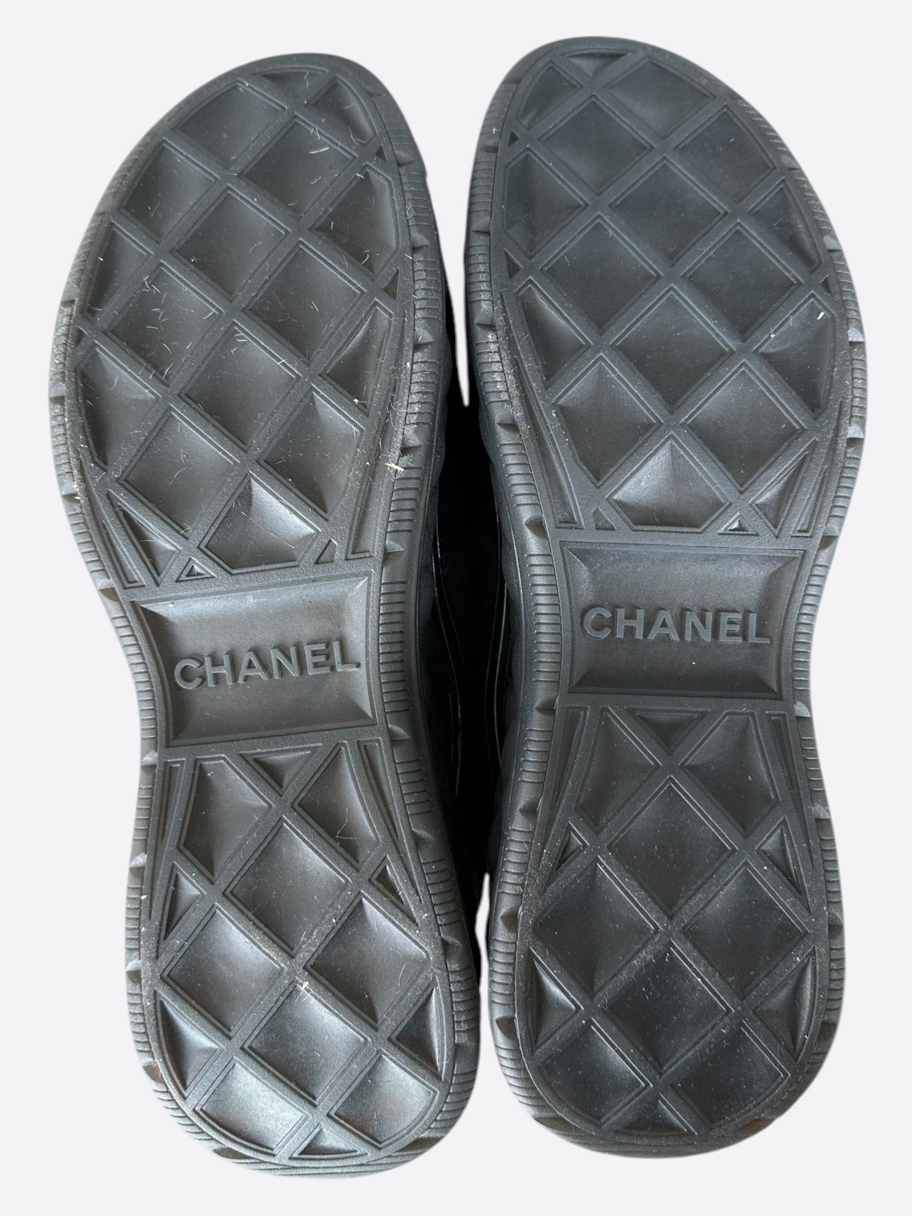 Chanel Chanel Black Logo Trainers Size US 12 / EU 45 - 7 Thumbnail