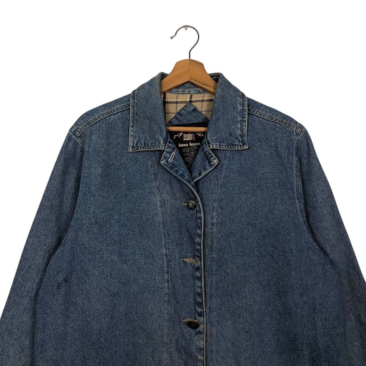 Japanese Brand 📌Vintage Chore Denim Jacket Blanket Faded Glory I Size S / US 4 / IT 40 - 4 Thumbnail