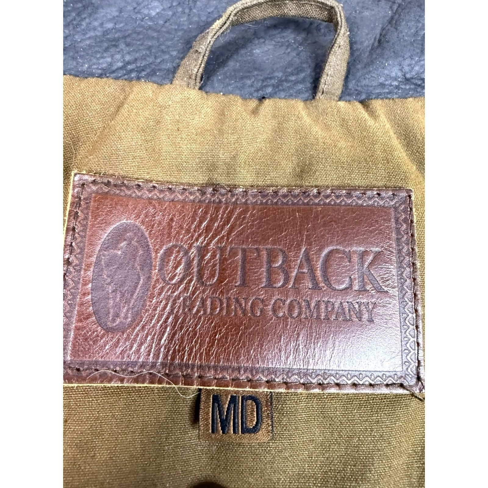 Vintage Outback Trading Mens Oilskin Tin Waxed Canvas Workwear Fleece Lined Vet M Brown Size US M / EU 48-50 / 2 - 7 Thumbnail