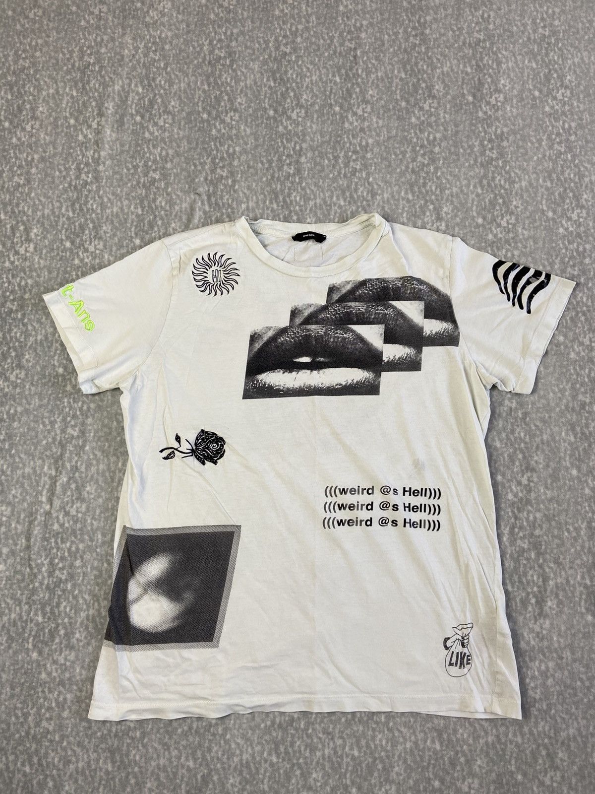 Diesel Diesel Graphic Print T-Shirt Size US S / EU 44-46 / 1 - 1 Thumbnail